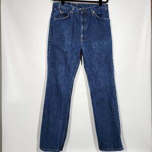 Vintage Levi’s 517 Orange Tab Bootcut Jeans Blue Denim Made In USA Mens sz 38x34